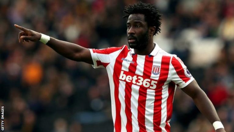Ivorian Striker Bony unhappy with less playing time at Stoke