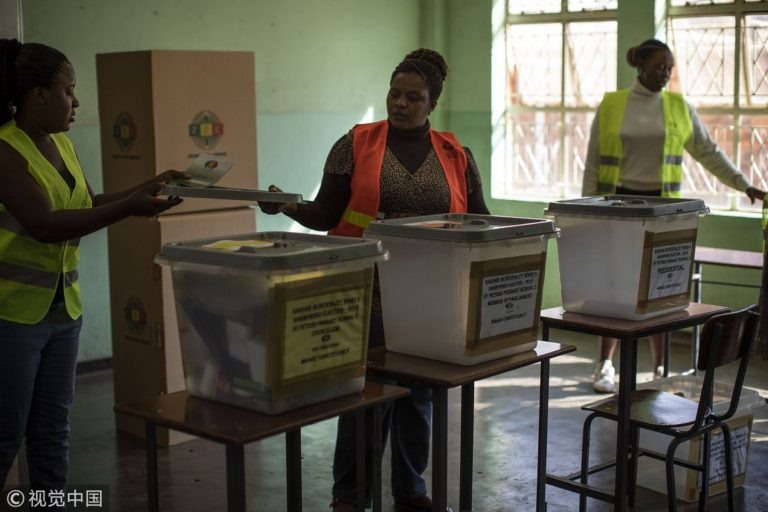 Zimbabwe holds historic election in post-Mugabe era