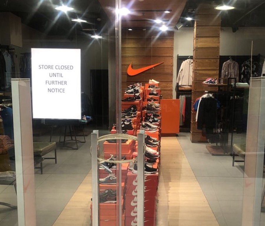 Nike stores closed in South Africa over 