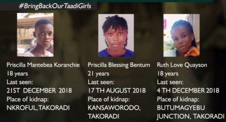 kidnapped girls in Ghana
