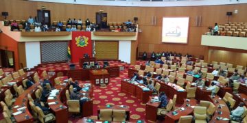Ghana Parliament chamber