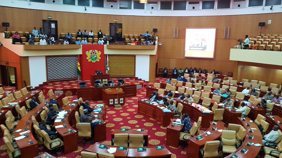 Ghana Parliament chamber