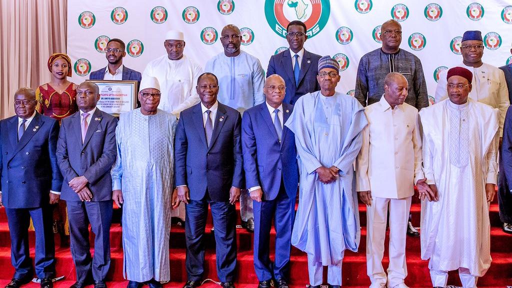 Image result for 55th Ordinary Session of the Ecowas leaders PICTURES