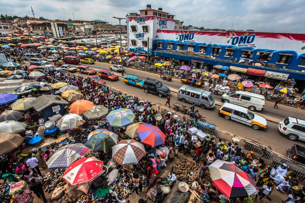 Kumasi Kejetia Ghana market