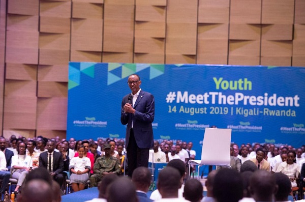 Kagame meets youth