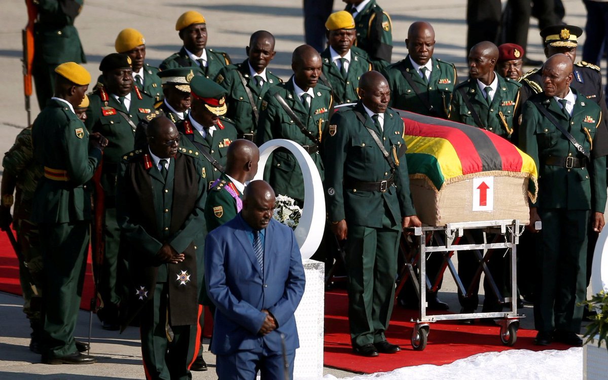 Mugabe coffin