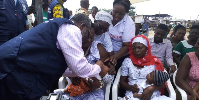 Polio immunization in Ghana