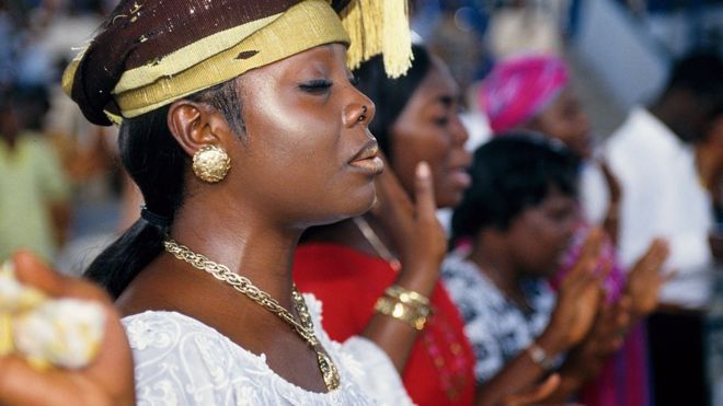 Ghanaians pray alot