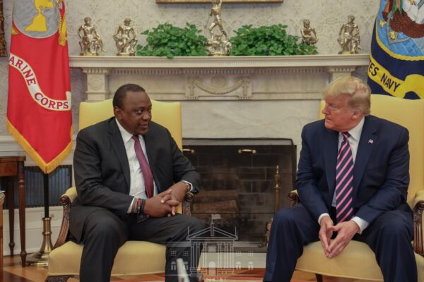 Kenyatta meets Trump