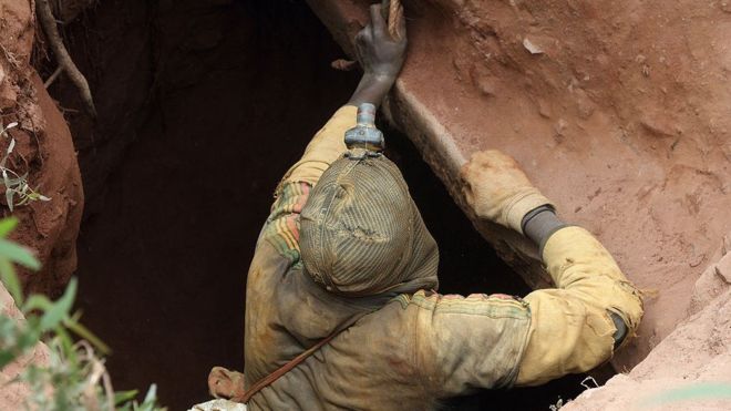 Illegal miners stoned to death