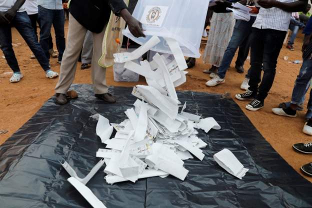 Voting Counting in Uganda