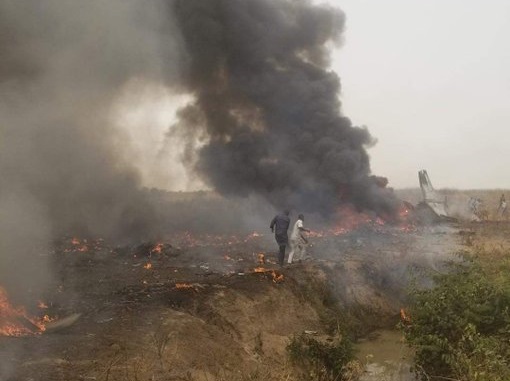 Nigeria military aircraft crash