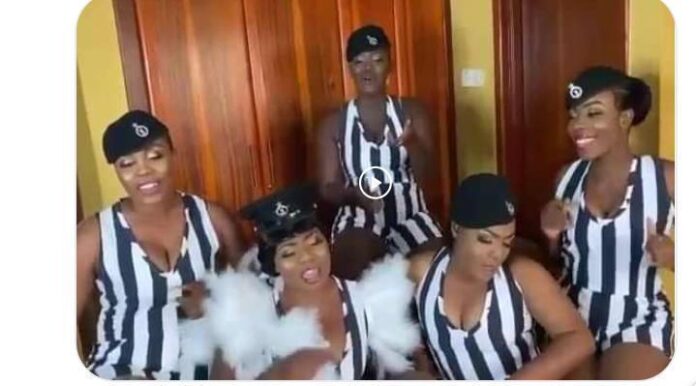 sexy Ghanaian police officers punished