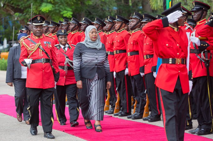 Tanzania's President Samia Hassan Suluhu