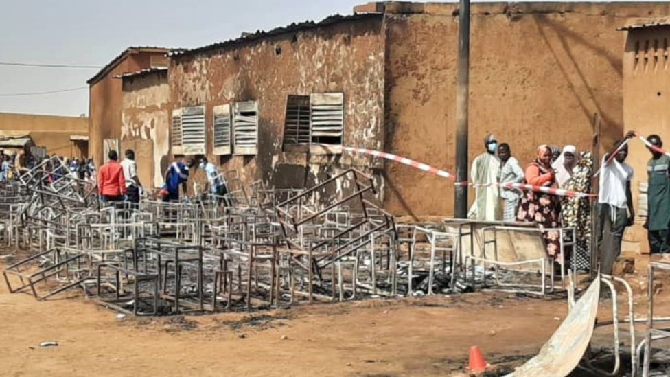 Fire kills pupils in Niger