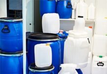 Water containers for storage