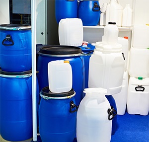 Water containers for storage