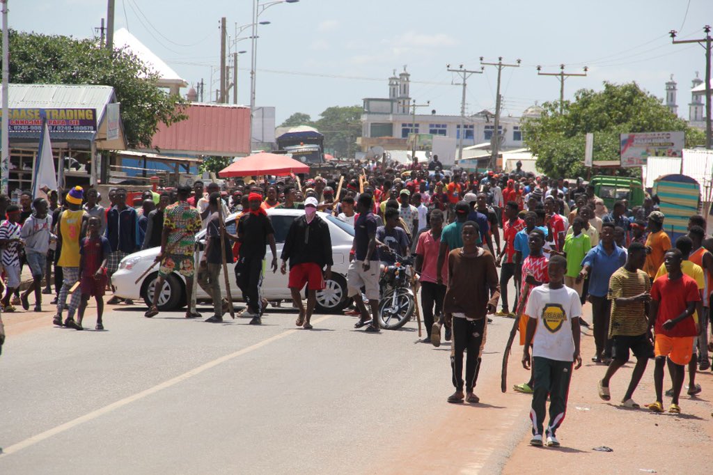 Ejura protesters in Ghana
