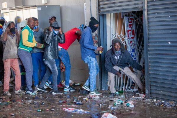 Violent protests in South Africa