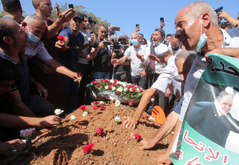 Former Algerian President Bouteflika buried