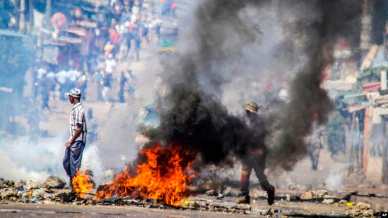 Protests erupt in Mozambique as new president takes office