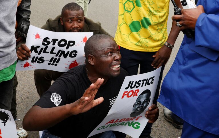 Protests escalate in Kenya over death of blogger